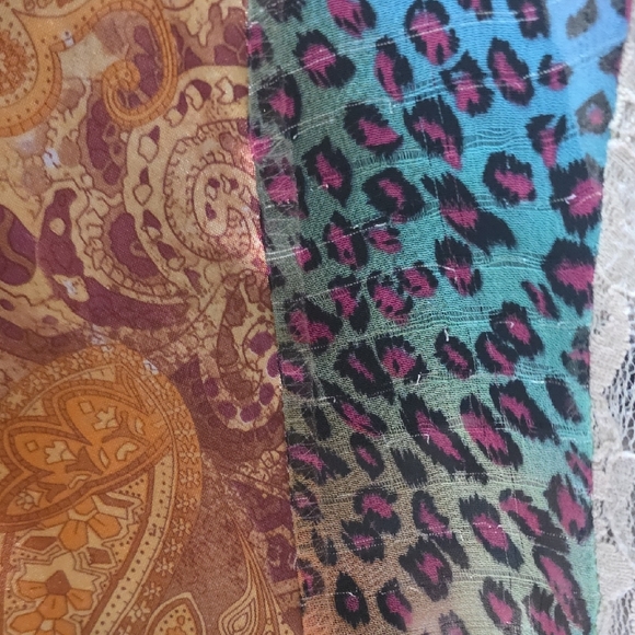 Jaipur Multicolor Paisley Jacket with Lace Details - Picture 6 of 6